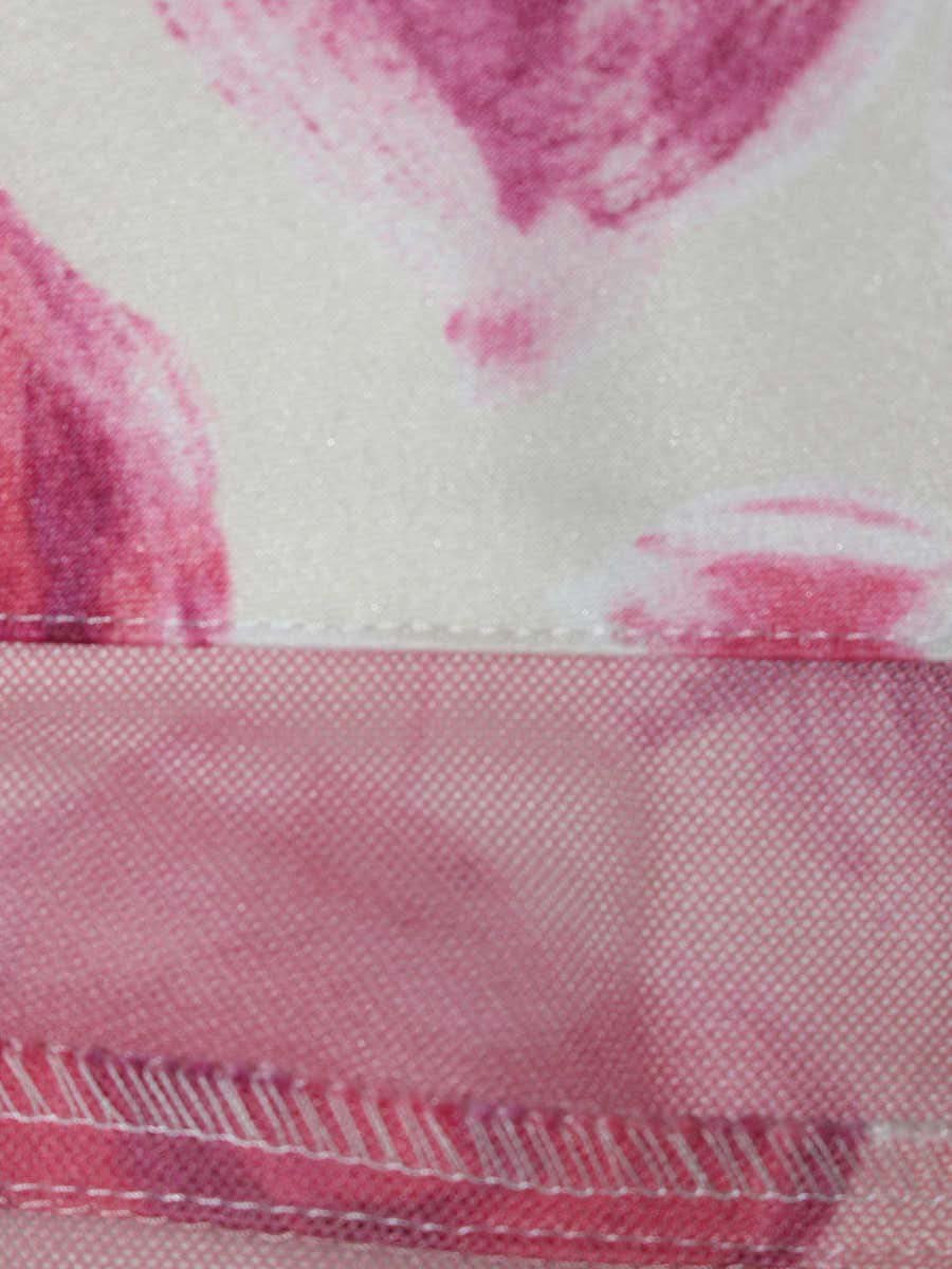 エムズグレイシー 627101 スカート 40 ピンク ローズプリント 裾レース IT4NBIHORNG4