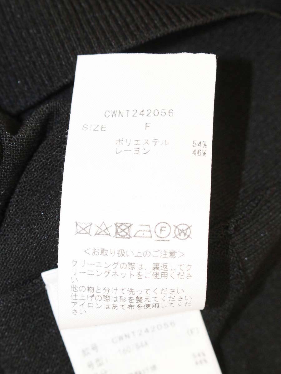 セルフォード ハーフスリーブシアーカーディガン CWNT242056 ブラック IT8H8G2U22XW