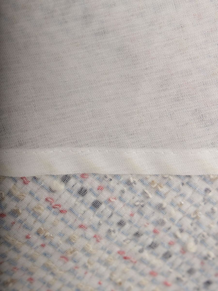 ルネ 6824080 スカート 34 ホワイト ツイード アシンメトリー ITM875I6K6C8