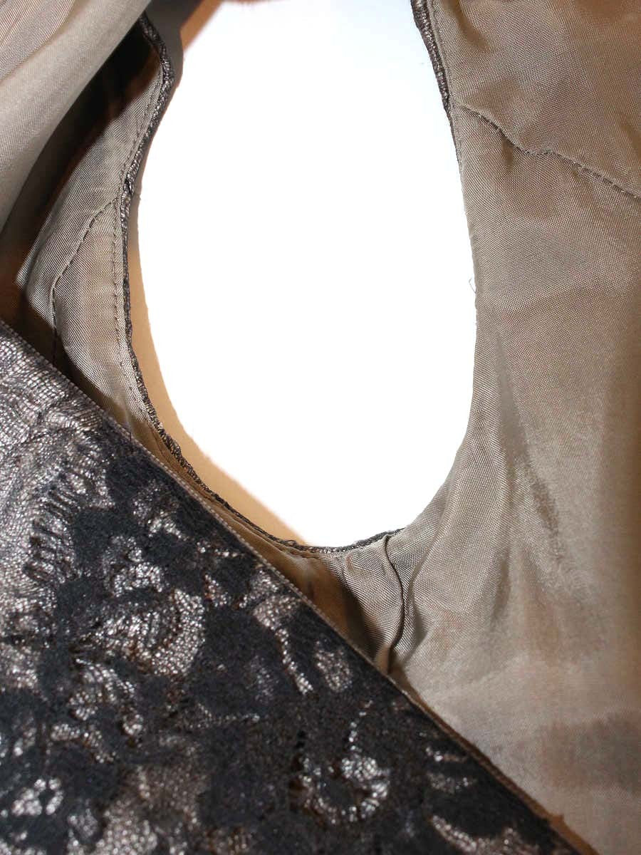 ルネ ワンピース 36 グレージュ レース シルク TISSUE ITU9X7Y90HLI 【SALE】