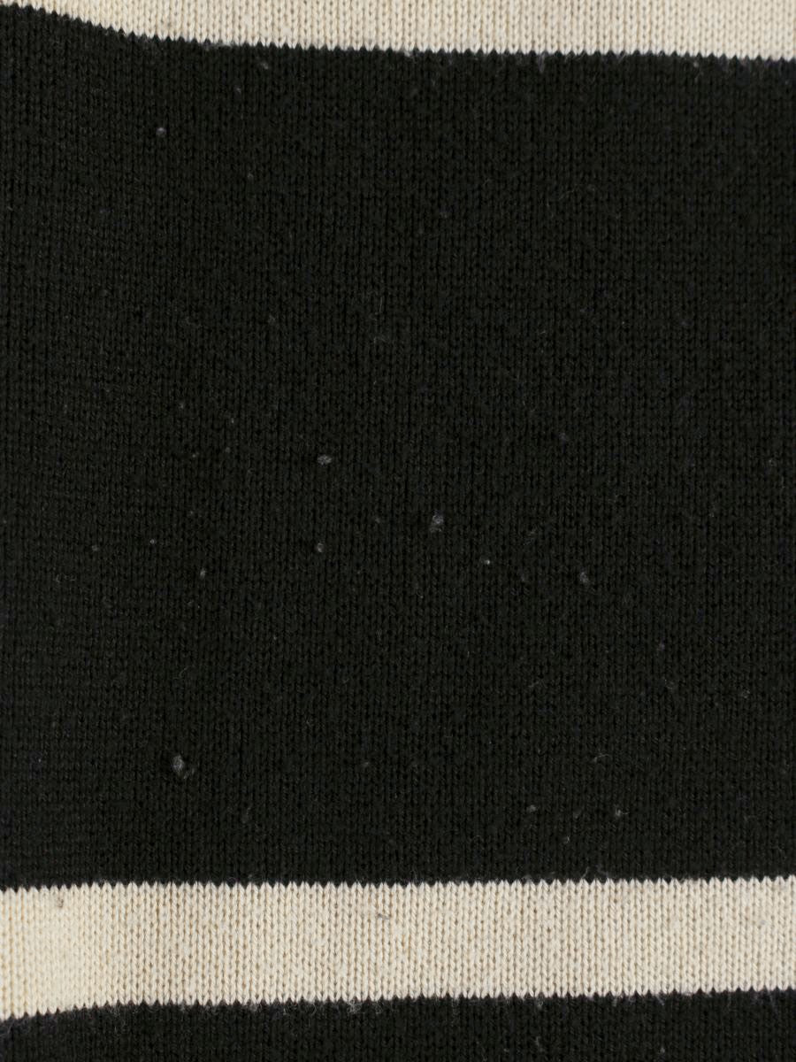 バーバリーロンドン BIN21-105-09 ワンピース 1 ブラック ニット ストライプ ITA7NOLY69R2