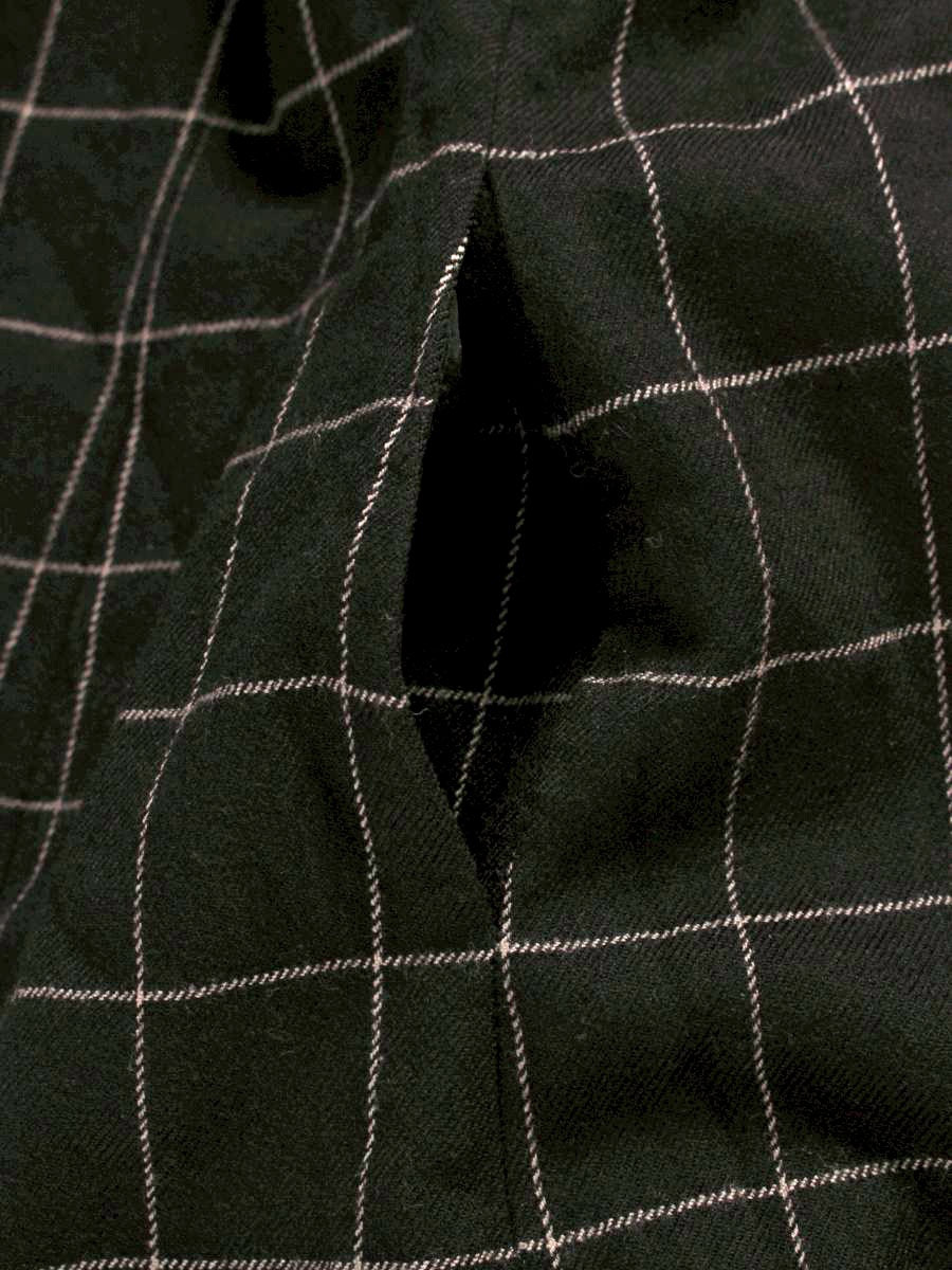 エムズグレイシー 011704 ワンピース 36 ブラック ウール混 リボン ITGVIDD2Y53C