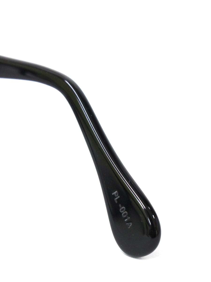 ジュリアスタートオプティカル PL-001A AR メガネ ブラック セルフレーム フルリム ウェリントン 44-22 ITT4Y641I52Q