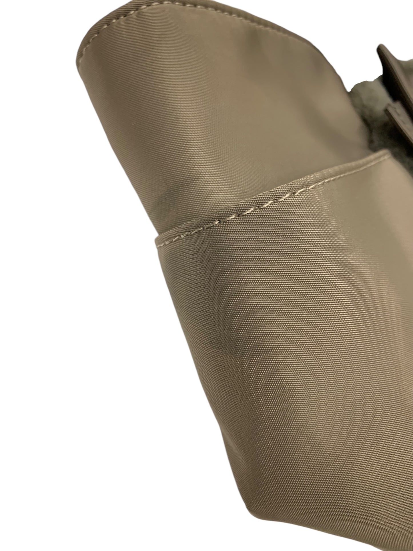 エムズグレイシー ファー&ナイロンバッグ 394525 ブラウン パール リボン ITPX1MCNYM1O