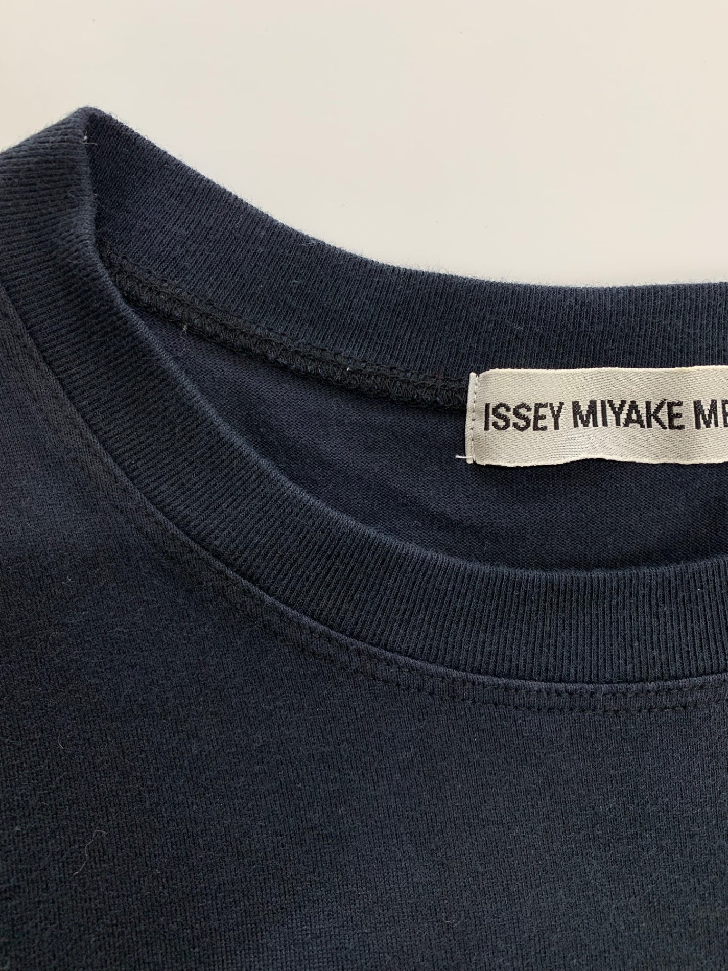 イッセイミヤケメン ME91-JK484 Tシャツ F ネイビー クルーネック ITYN02YTB5Q6