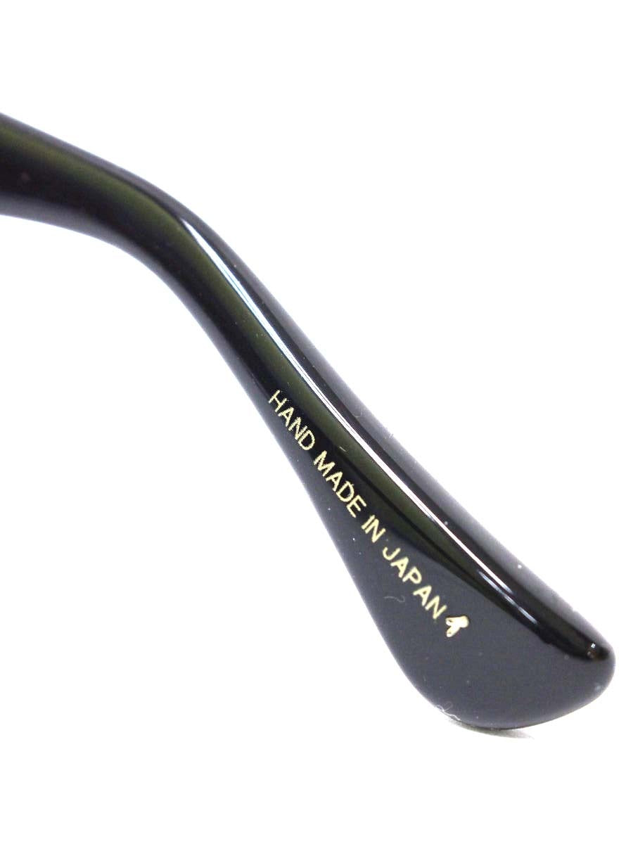 角矢甚治郎 其参拾五 10金飾り イ メガネ ブラック セルフレーム フルリム ウェリントン IT69219L6HAS 【SALE】