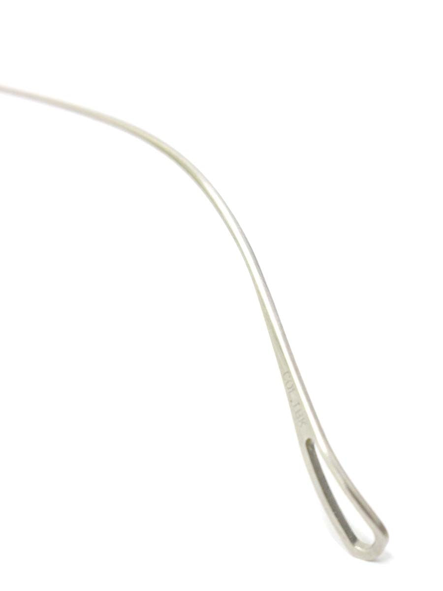 エクレク REGAN メガネ チタンブラック/シルバー メタルフレーム フルリム ウェリントン TBK ITAH3K53Q6G0