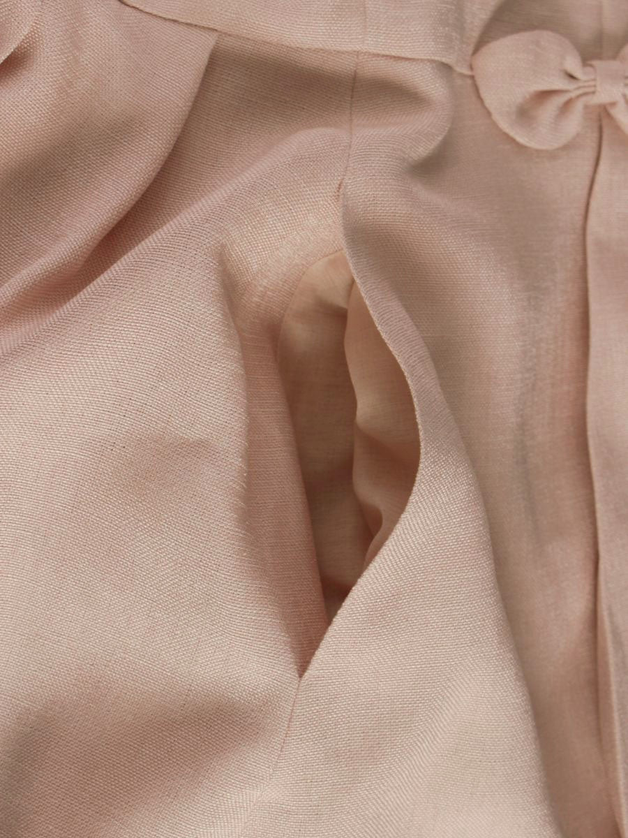 ルネ basic 5726220 ワンピース 36 ピンク ウエストリボン ボックスプリーツ ITICBV1GINPW