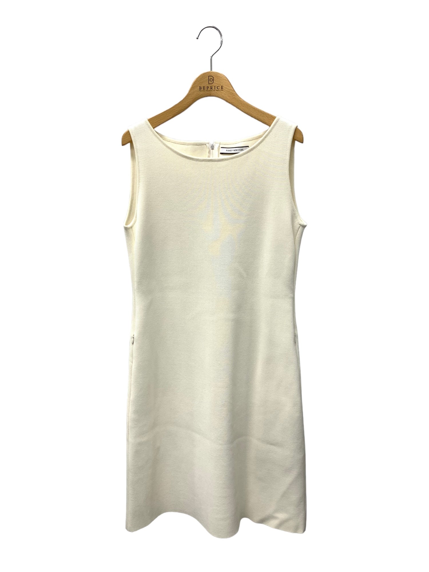 フォクシーニューヨーク collection Dress 40600 ワンピース 40 ホワイト ニット IT9M01YIA3V4