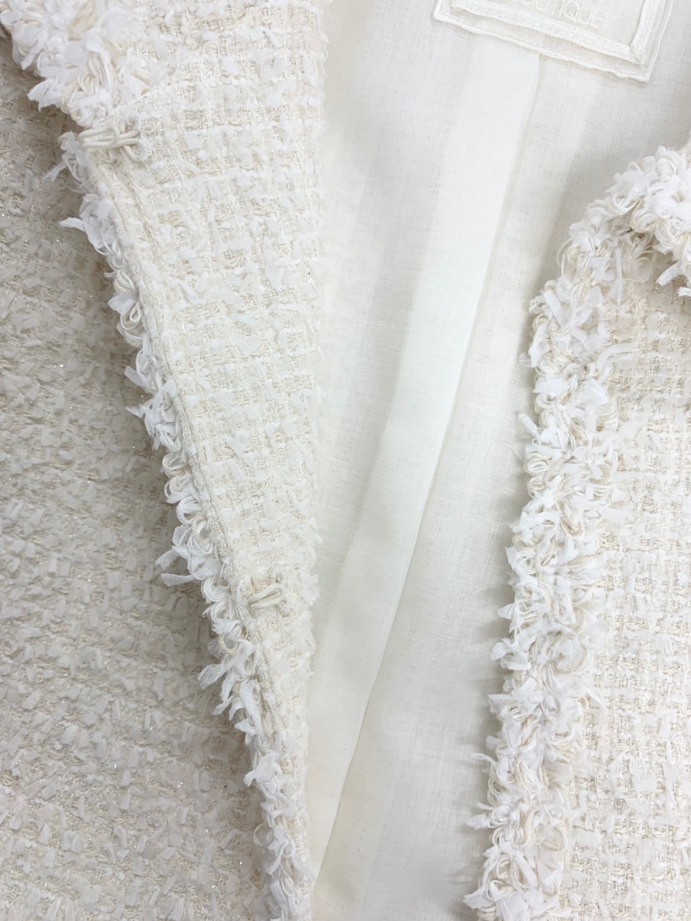 フォクシーブティック Jacket Aria 44159 ジャケット 40 アイボリー ツイード ITE2WAOAZYE4 【SALE】