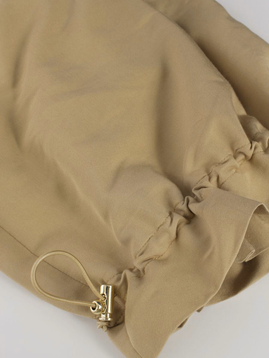 グレースコンチネンタル 01213 11017 パンツ 36 ベージュ ドローコード IT6XHDRSHTPA