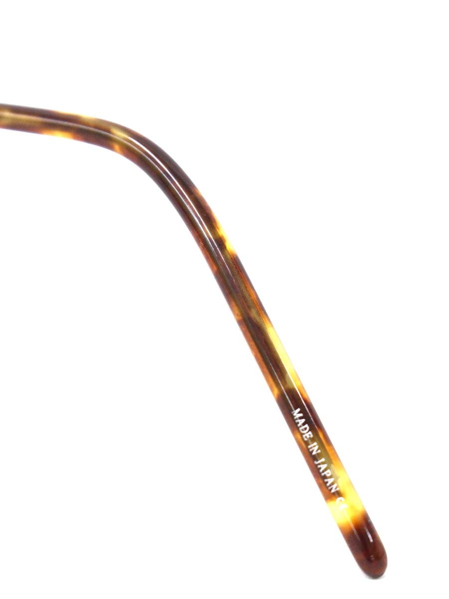 金子眼鏡 VINTAGE KV-34 DEMI ブラウン コンビフレーム ハーフリム ボストン ITIL9TZIA8LK