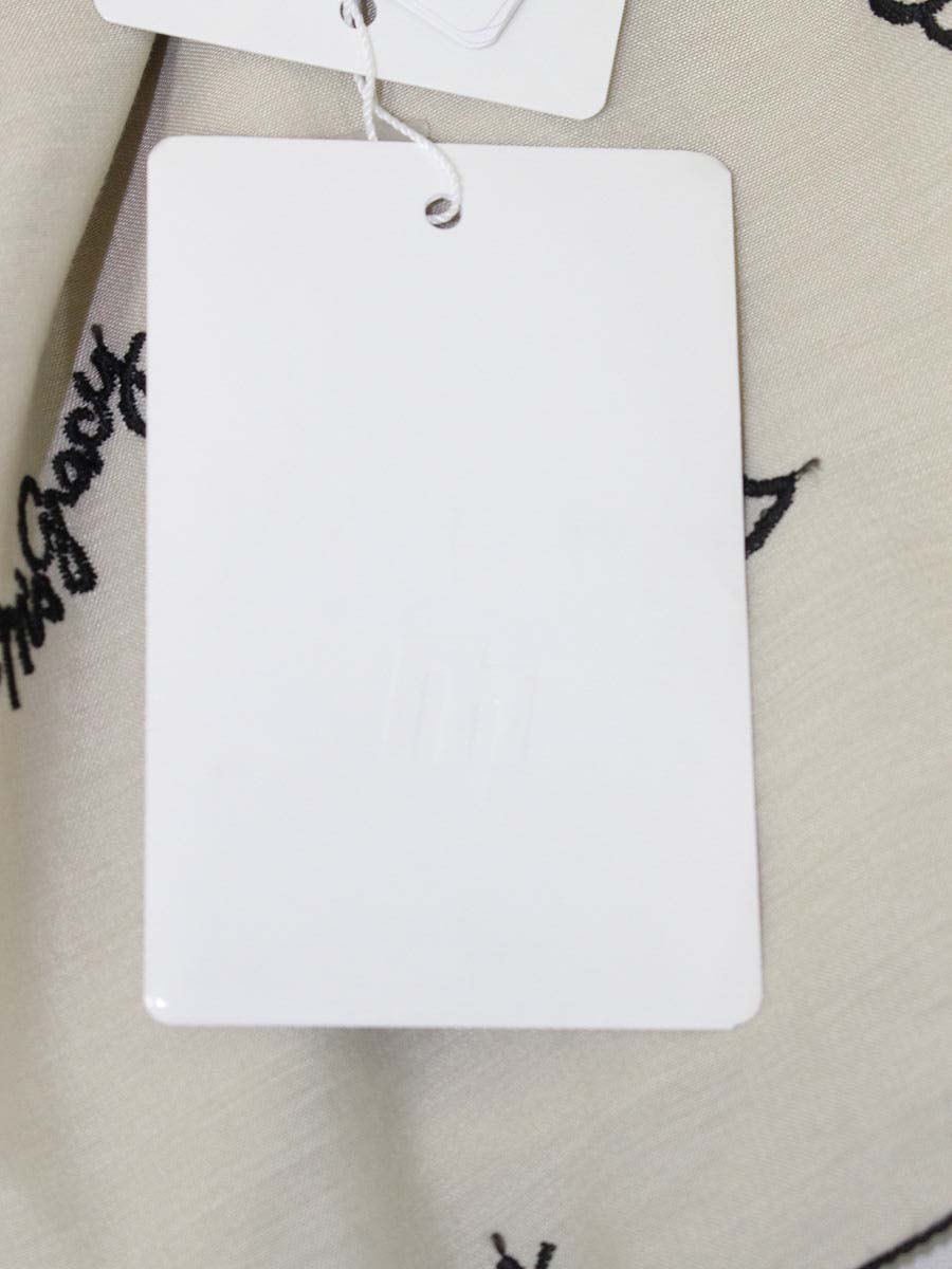 エムズグレイシー 117303 スカート 40 ベージュ アイコンモチーフ 刺繍 カメリア IT7W36P9GEZM