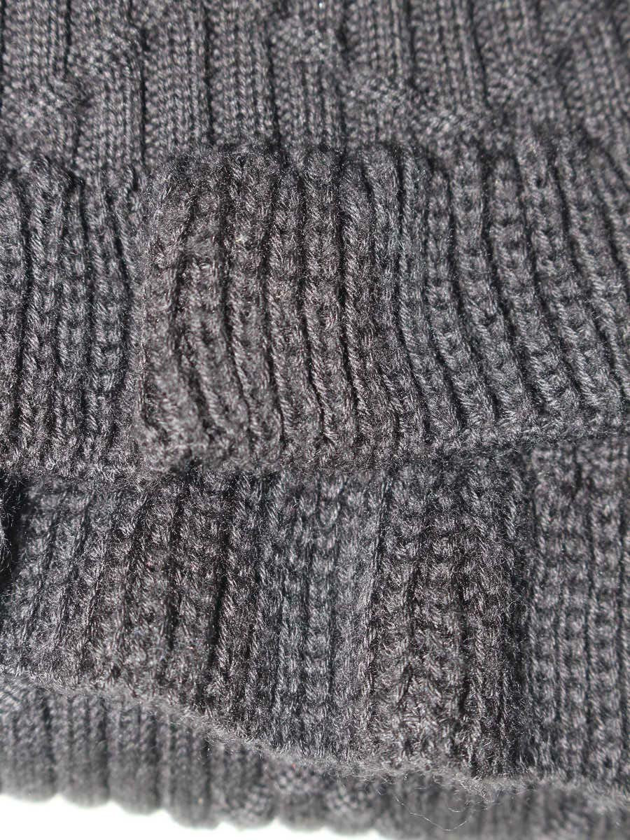 アディアム 44376 トップス S ブラック ニット IT098R4TQT12