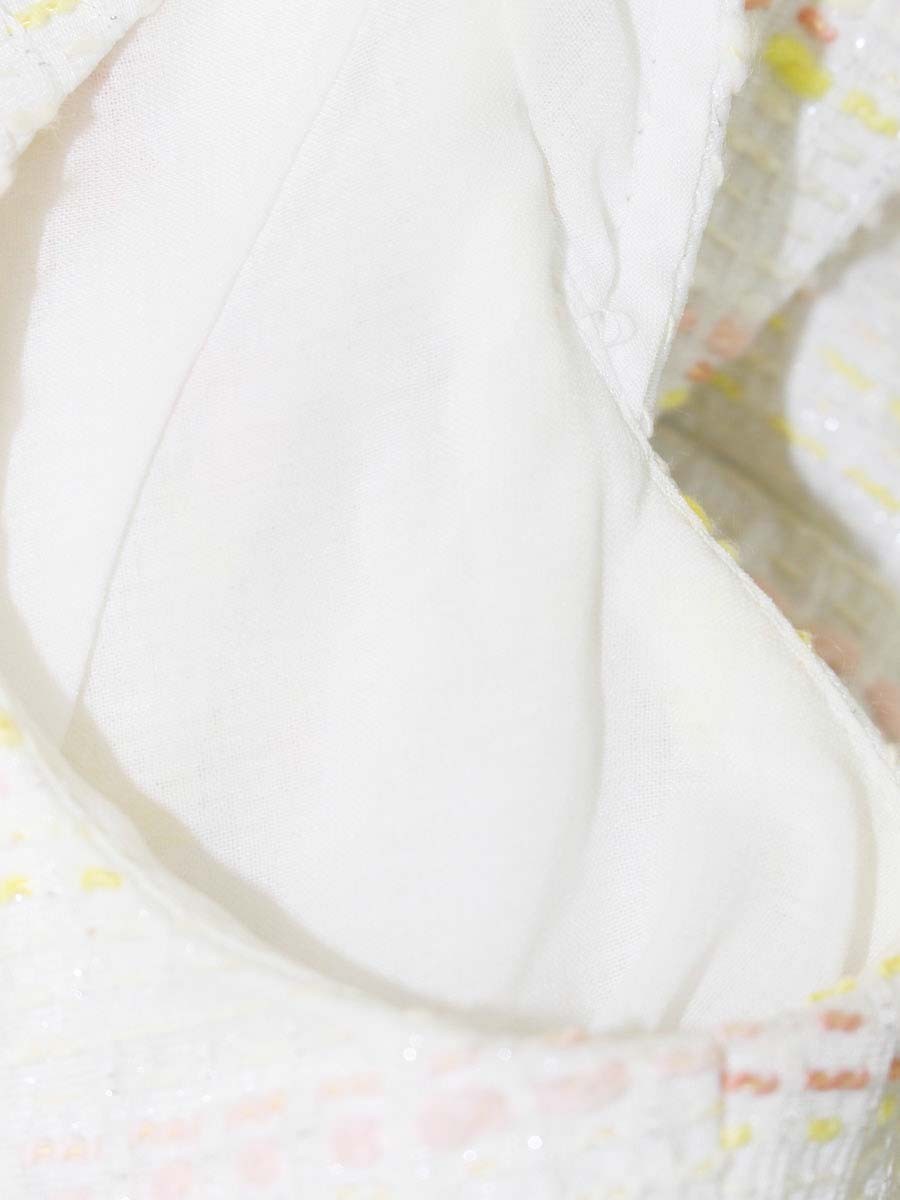 ルネ 6616520 ワンピース 36 ホワイト TISSUE ツイード ITMQMK5ONFWQ