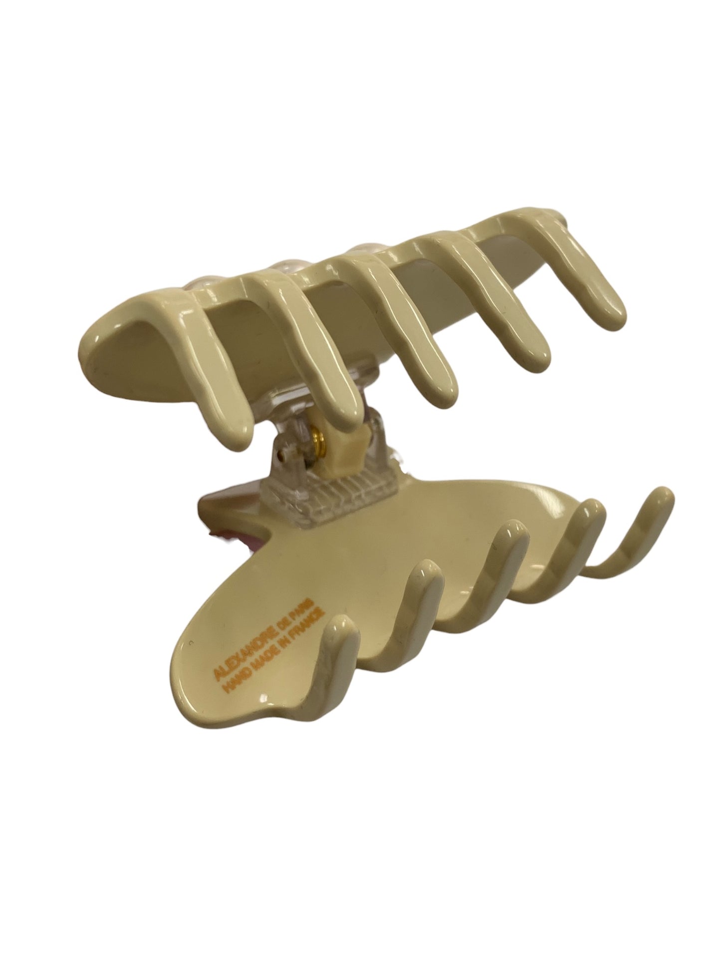 アレクサンドルドゥパリ OVERSIZE PINCE SMALL CLIP ACCS-17607-02 ミニクリップ ベージュ パール IT7K0O2PARS6