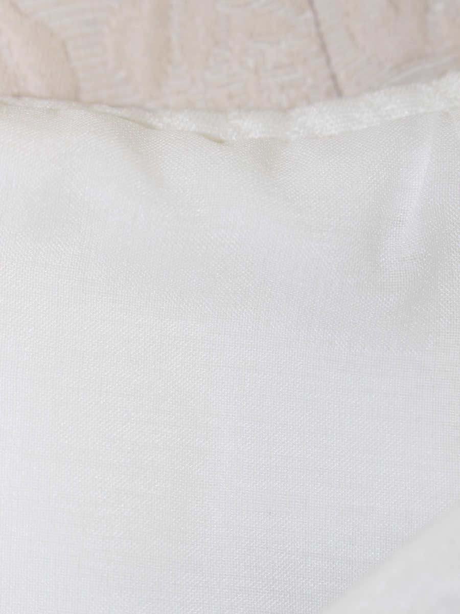 ルネ 6526550 ワンピース 36 ホワイト/ベージュ TISSUE フラワー IT0B80MO03AH