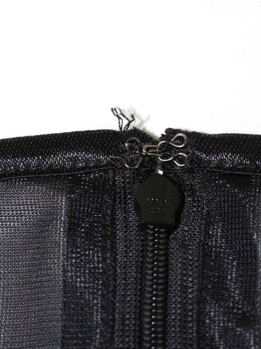 スーパービューティー ワンピース 40 ブラック 香水柄 IT6V4RORSSDM