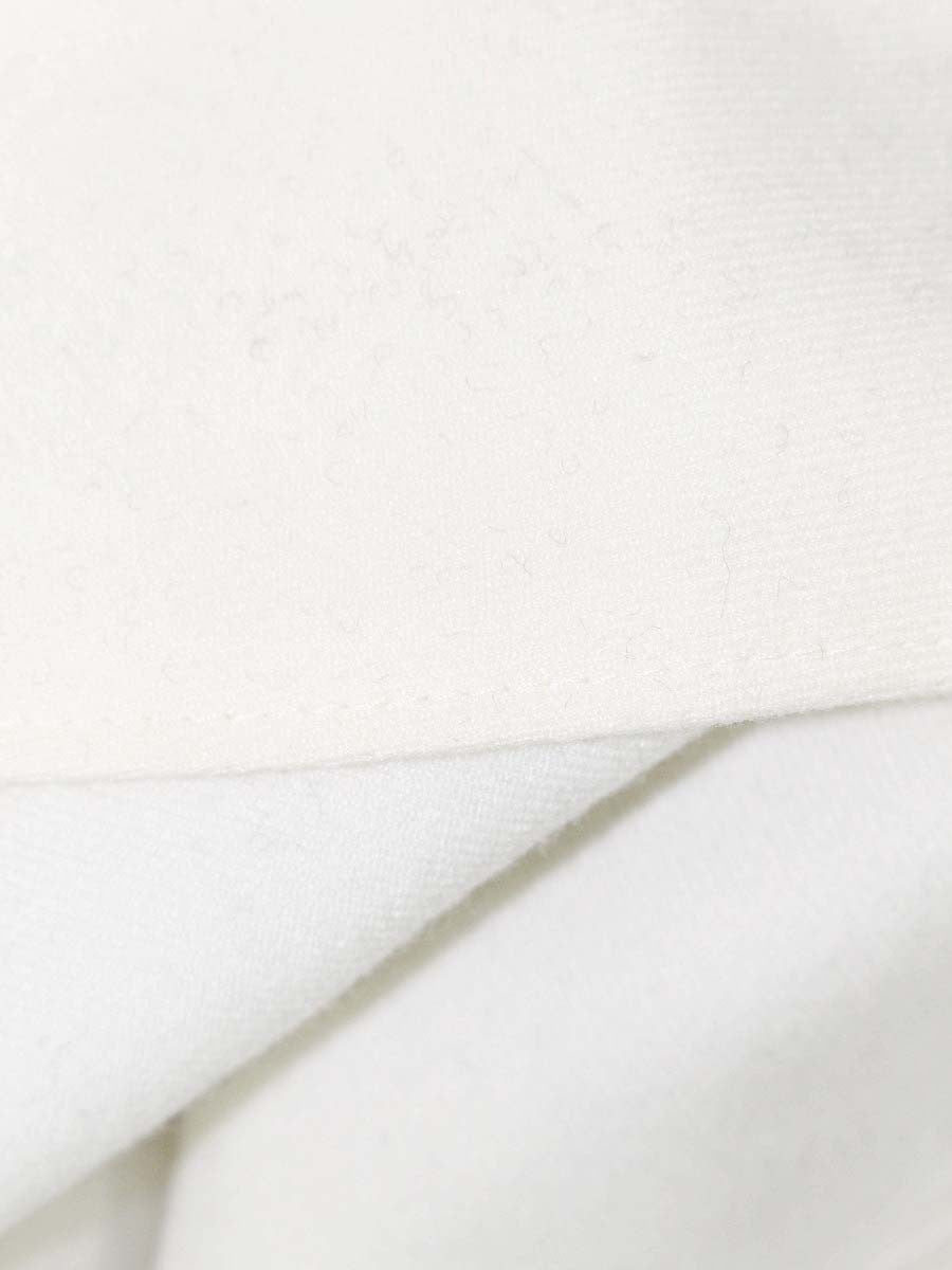 エムズグレイシー 814528 ジャケット 40 ブラック ノーカラー ウール リボン ITXCKTMDNUY4