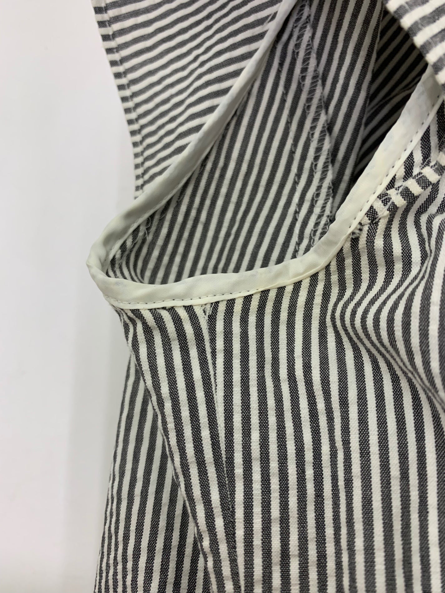 エムズグレイシー Message Print One-piece 911346 ワンピース 38 グレー ストライプ IT4AIIBYNMNK