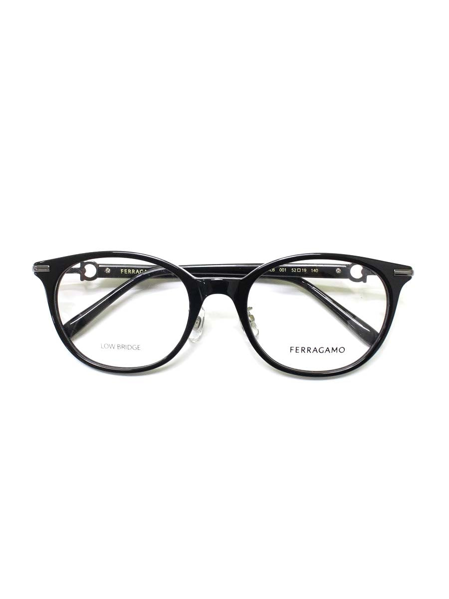 フェラガモ SF3004LB 眼鏡 メガネ ブラック メタルフレーム フルリム  