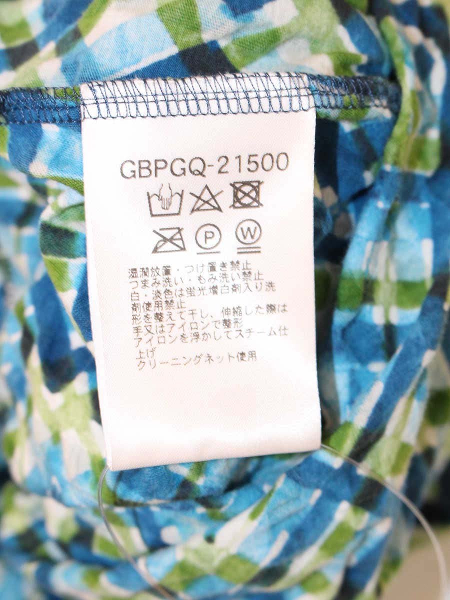 シビラ GBPGQ-21500 ワンピース M ブルー チェック ITJHF1D9V9T0