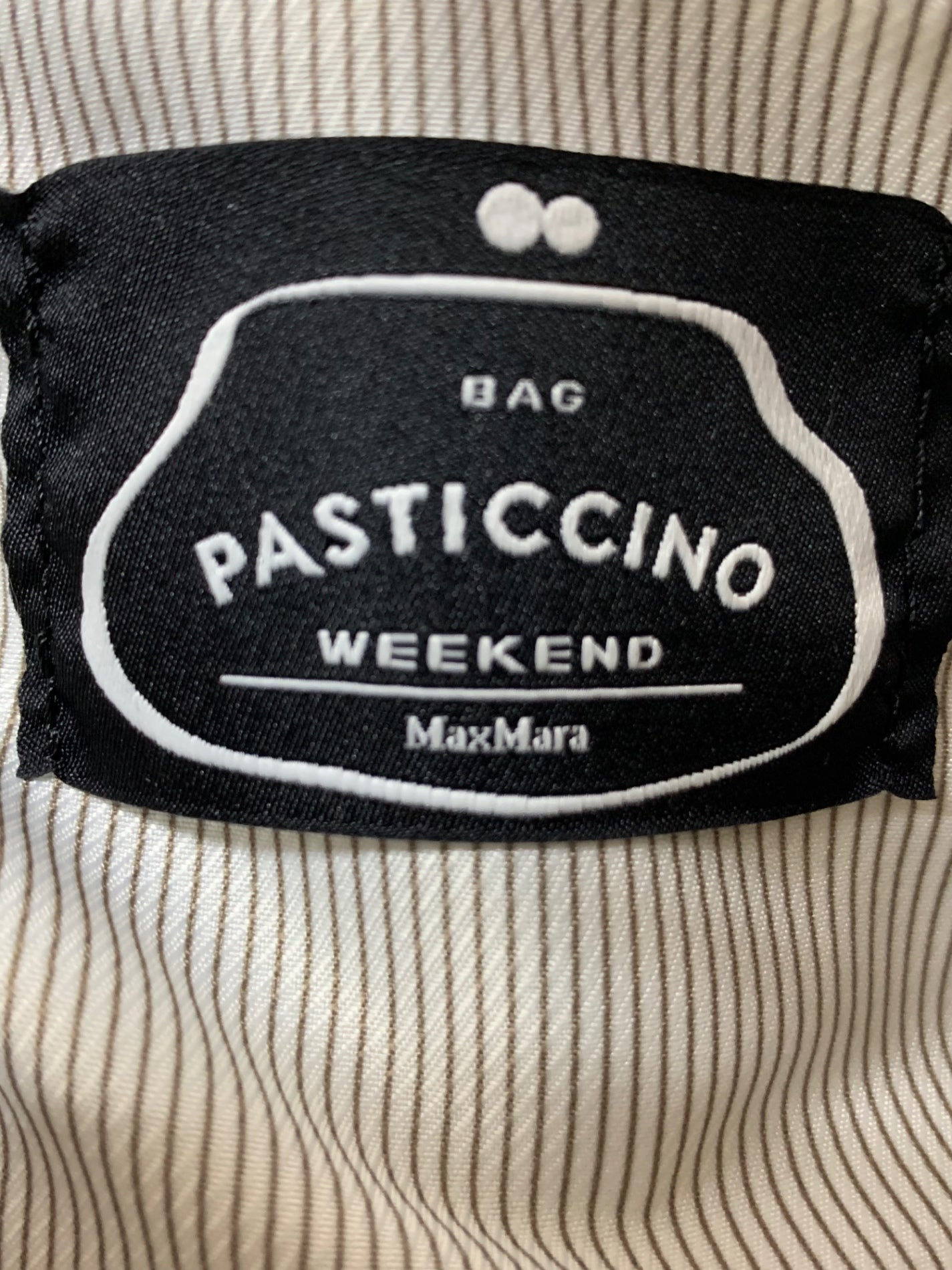 ウィークエンドマックスマーラ パスティチーノ 24155110856 ハンドバッグ ベージュ ラフィア エフェクト ミディアム 2WAY ITZS4Z43FPQ4