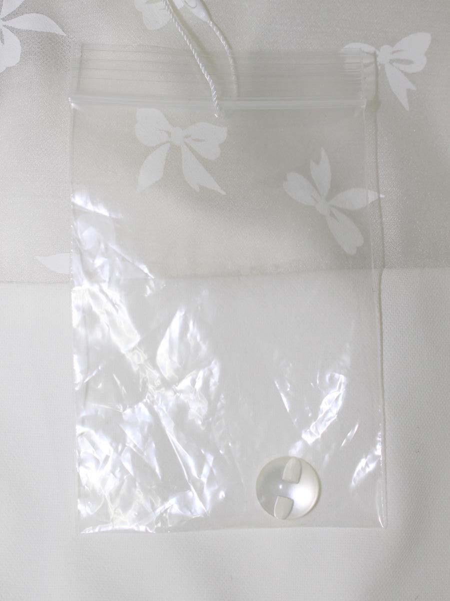 エムズグレイシー 115101 チュニック 40 ホワイト シフォン リボンモチーフ ITFXDBZP04QO