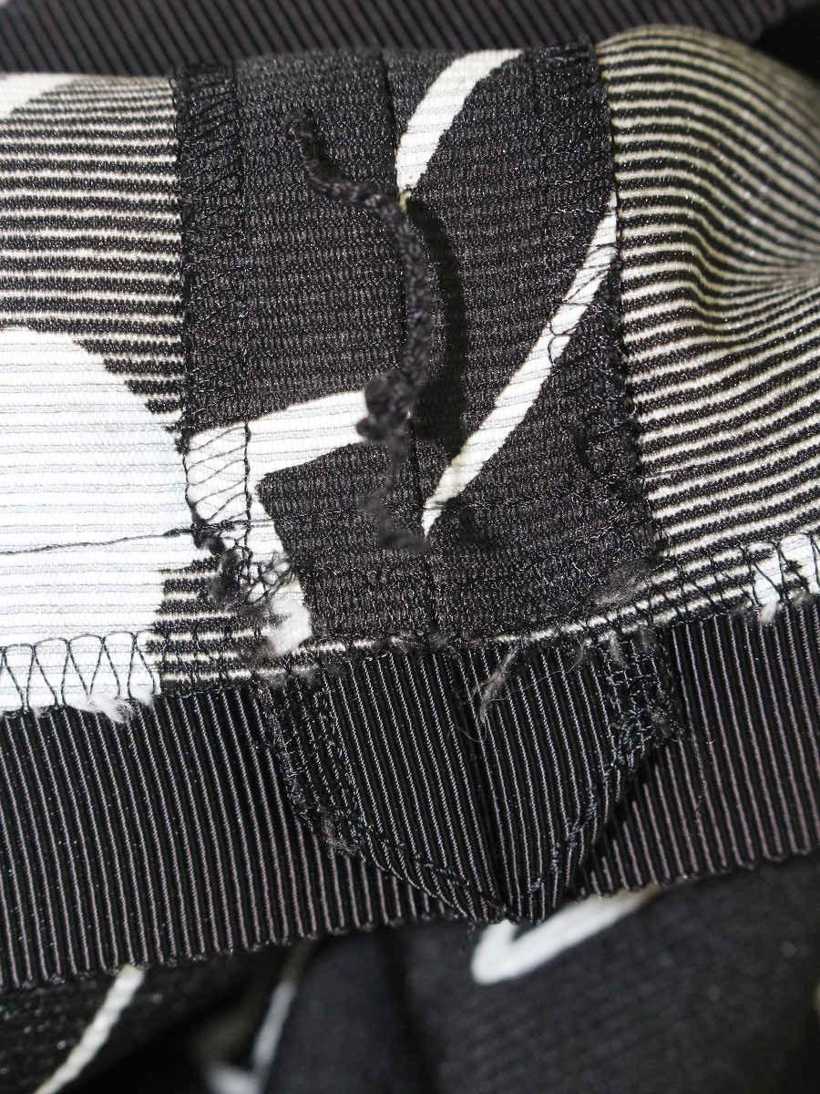 エムズグレイシー 217109 スカート 38 ブラック カメリア リボン IT9O8YZJIOG0