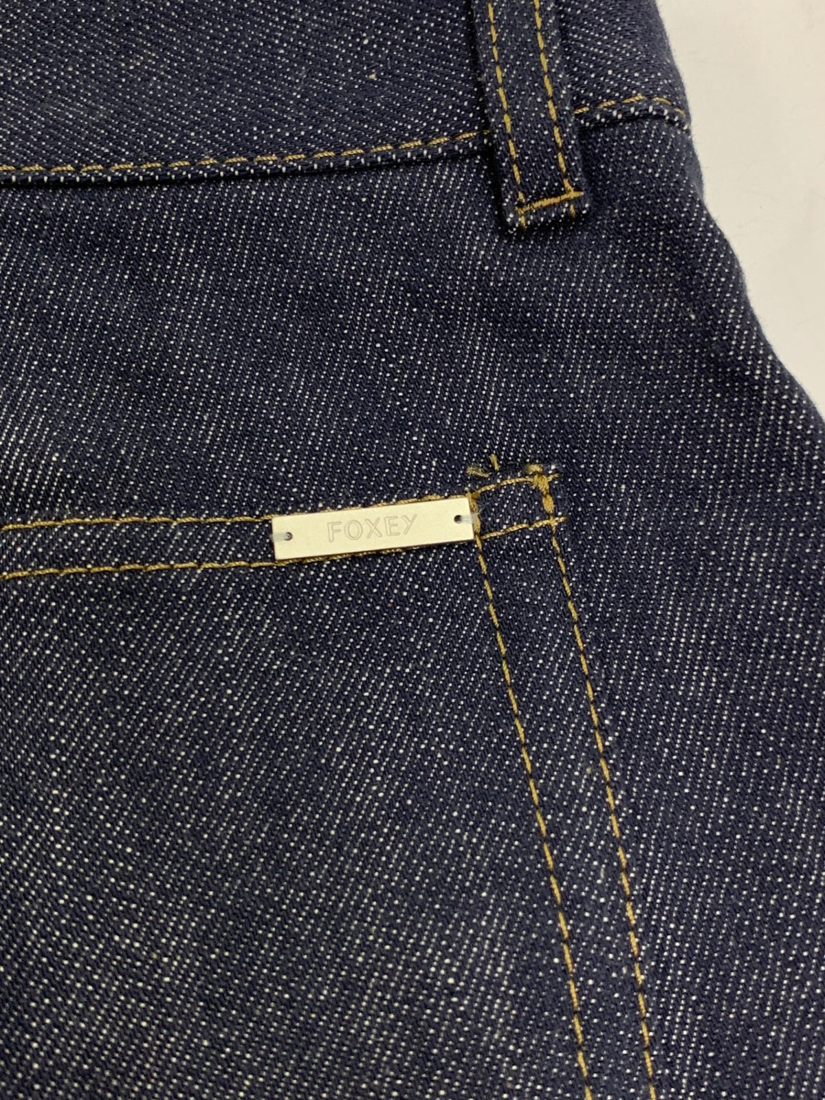 フォクシーニューヨーク コットンBLEND 35806 デニムパンツ 38 ネイビー 2018年増産品 ITIYTF3RSXAC