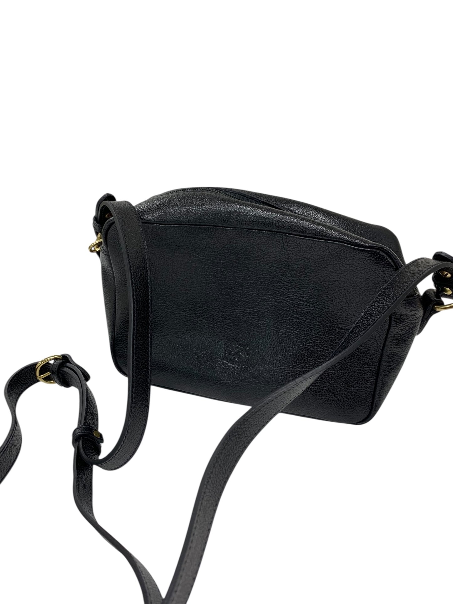 イルビゾンテ ショルダーバッグ ブラック レザー スクエア ゴールド金具 IT5PMIWU0UYO