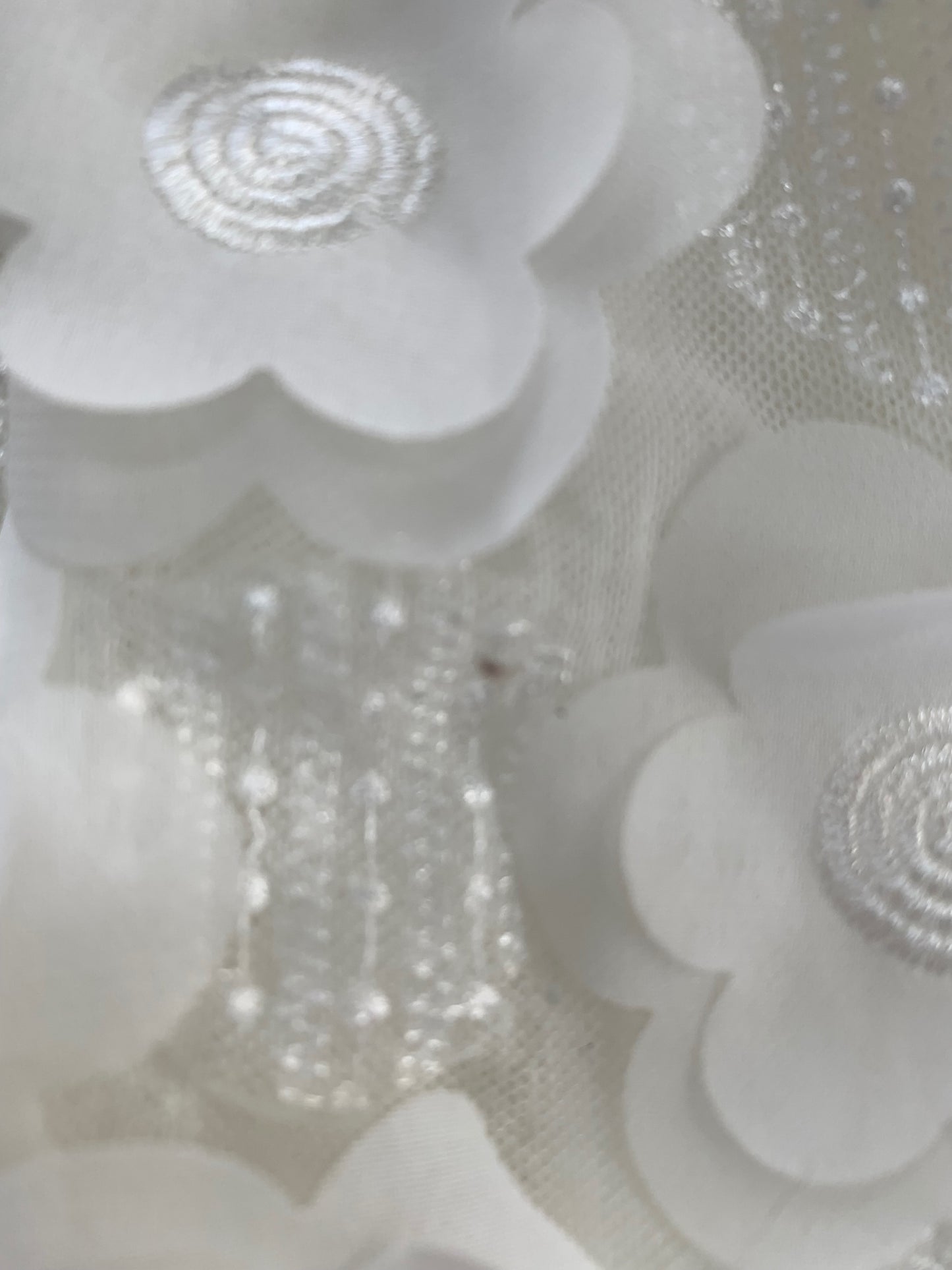 エムズグレイシー 015305 Tシャツ カットソー 40 ホワイト フラワーモチーフ ITA70KQ3VH6C