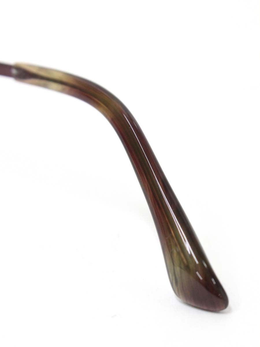 オニメガネ OG-7815 BR メガネ ブラウン コンビフレーム フルリム オーバル IT94Q4RFJ95K