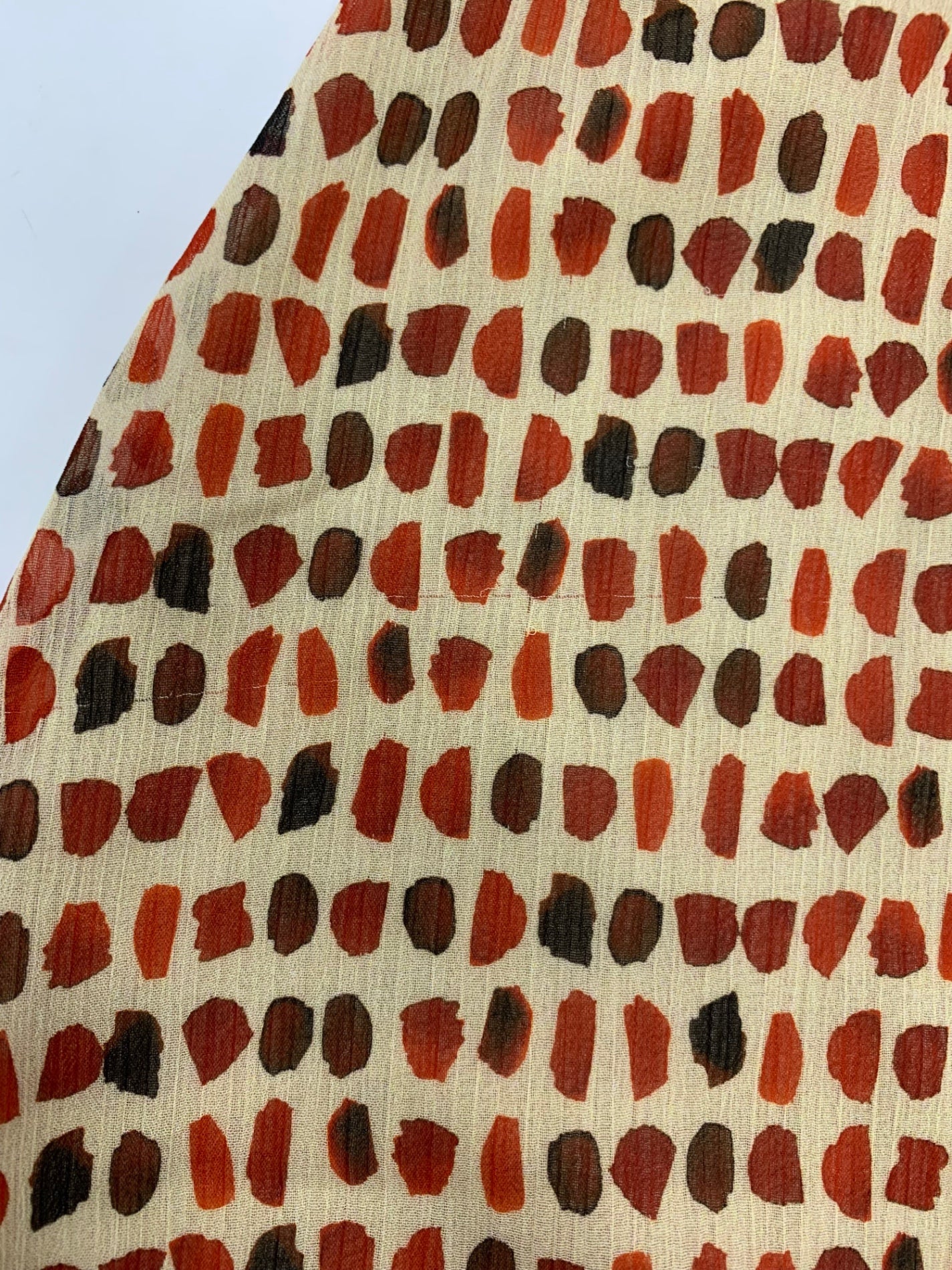 シビラ GBEID-50490 ワンピース L オレンジ シフォン ドット ITGHBXER56OG