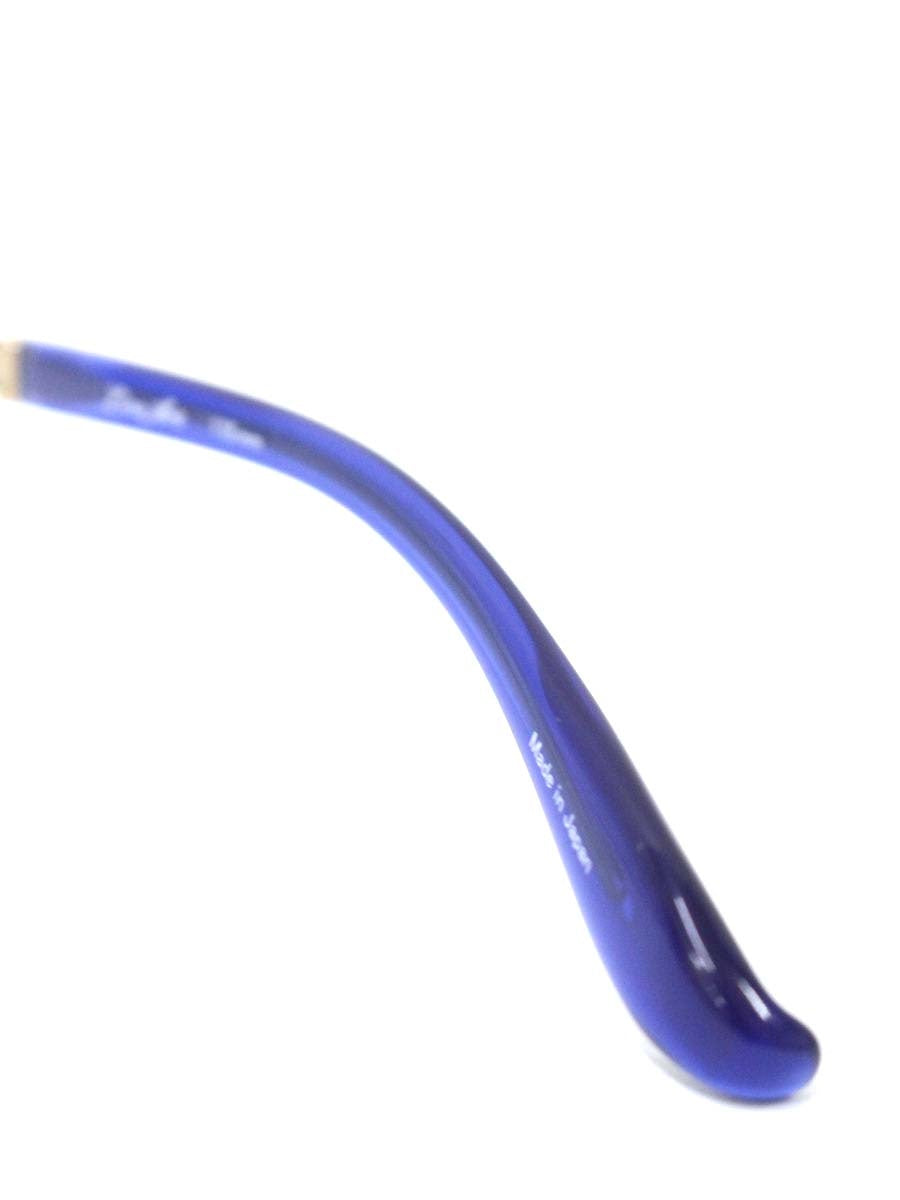 ラインアートシャルマン XL1446 メガネ ネイビー/ブルー/シルバー トリオ コンビフレーム オーバル IT2S1MF1ZGKR 【SALE】