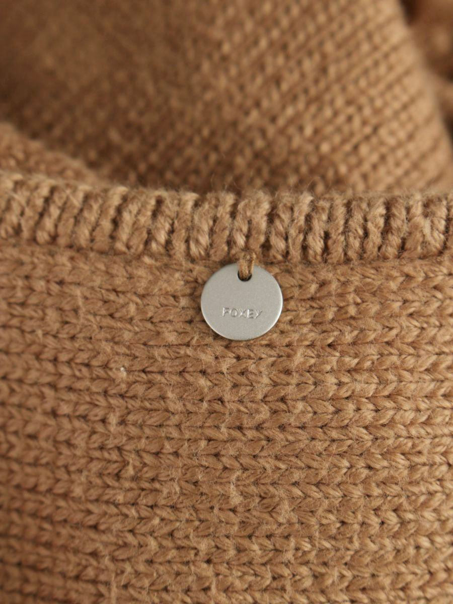 フォクシーニューヨーク ペタルウィングカーディガン 30163 カーディガン 40 ブラウン ITNS52FDWTTS