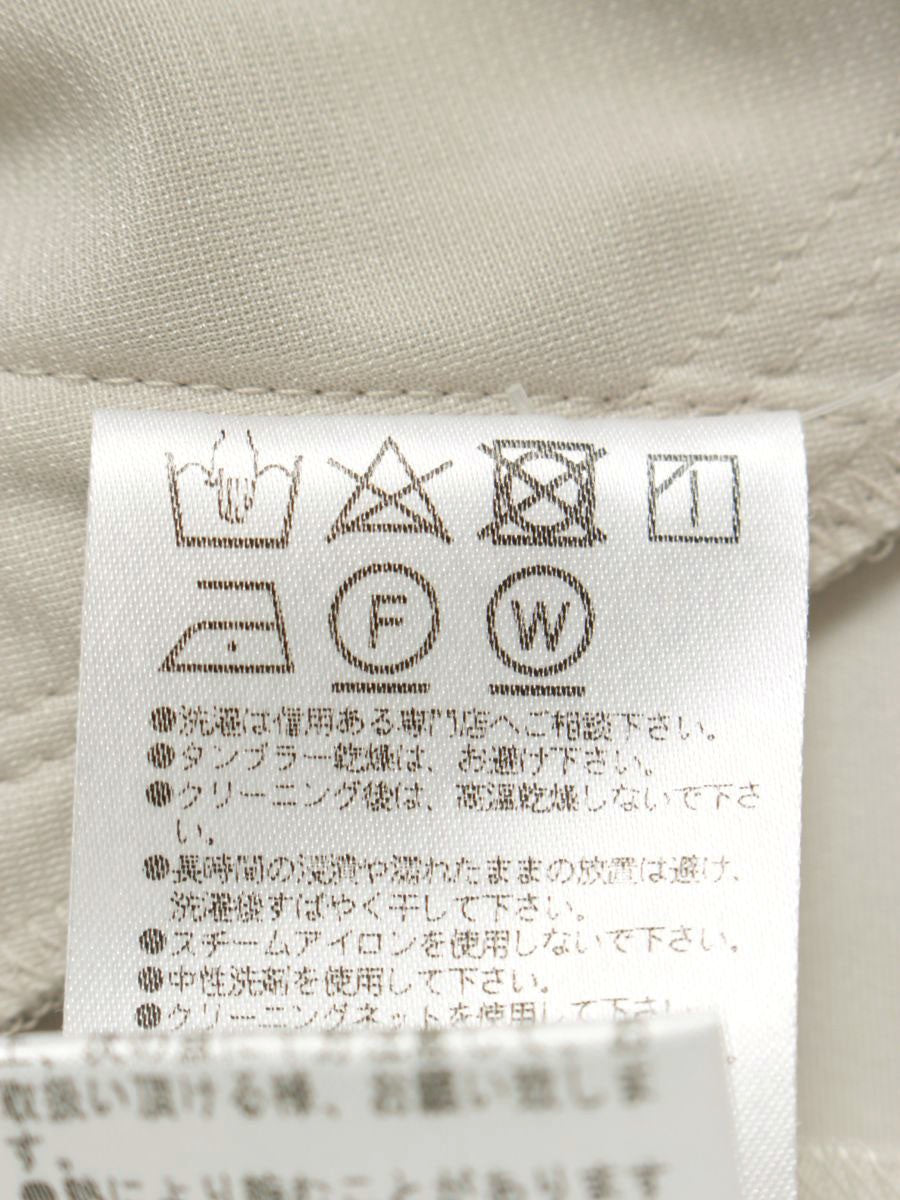 フォクシーニューヨーク 35733 スカート 38 ベージュ タックフレア IT6IXRPOJWUA