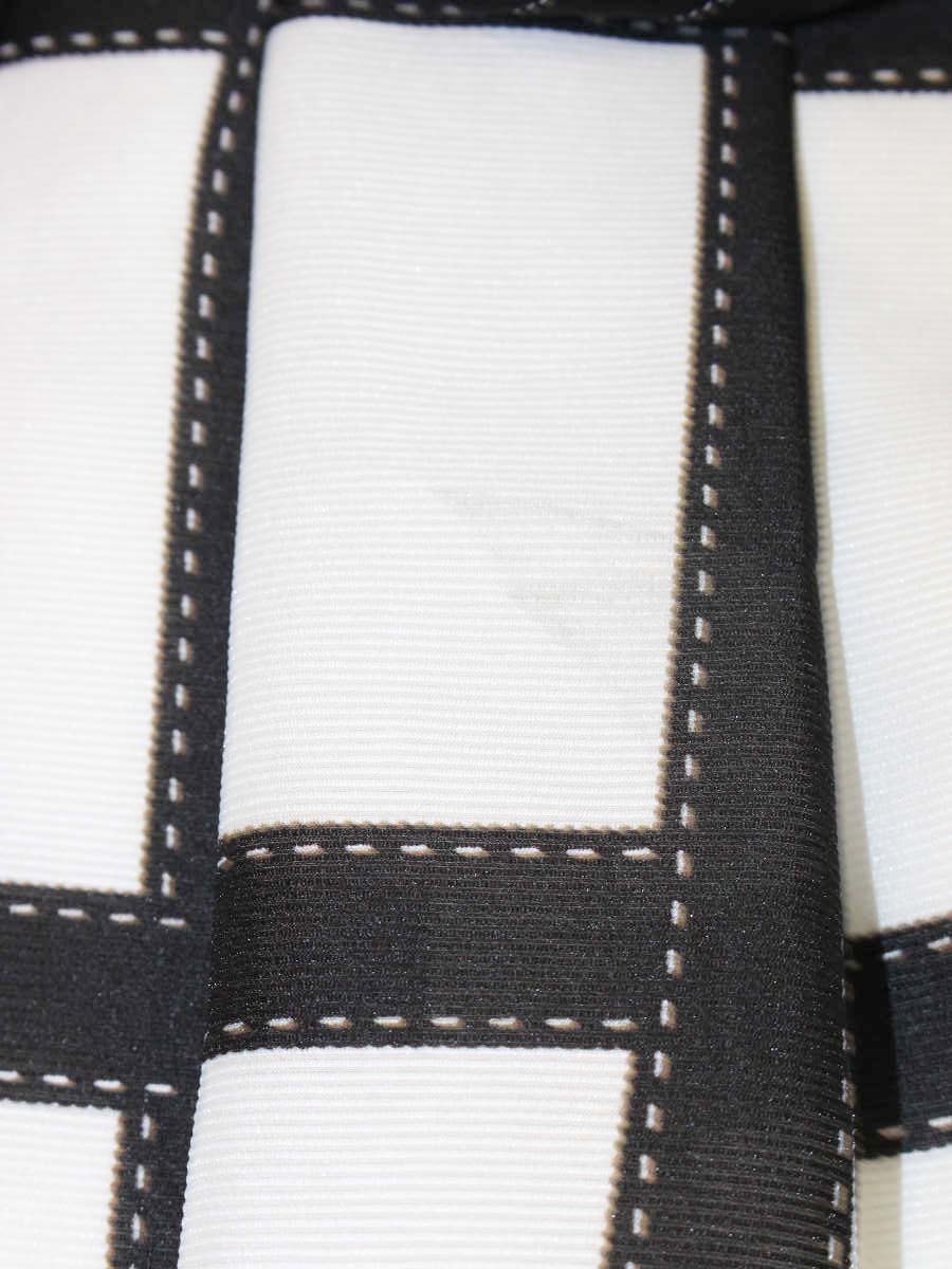 エムズグレイシー Ribbon Check Dress 811317 ワンピース 40 ブラック ITZMBQAQZRPY