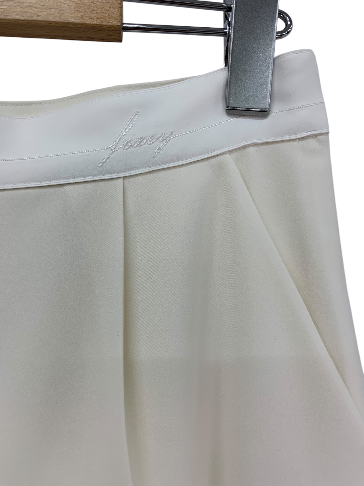 フォクシーニューヨーク Agility Pants 44425 スラックス 40 ホワイト センタープレス ITS00RU16MHK