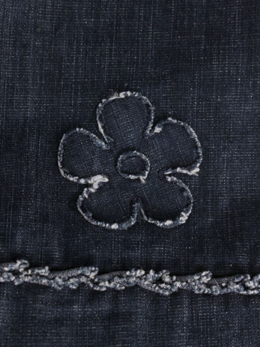 エムズグレイシー Zip Denim Jacket 914121 ジャケット 38 ネイビー デニム調 インディゴ ITEHL75LUZSW