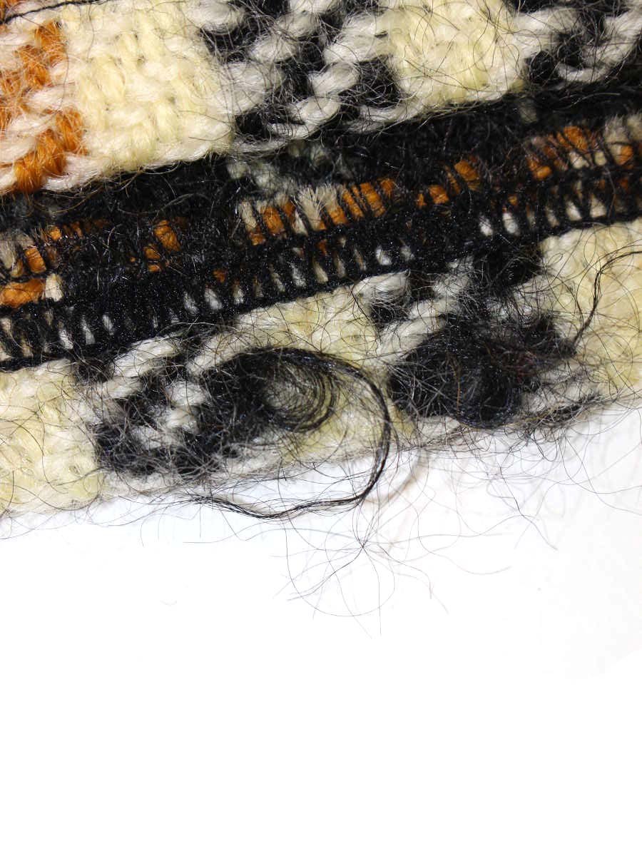 エムズグレイシー 217616 スカート 40 マルチカラー チェック柄 ウール混 IT9LRNOB2XEG