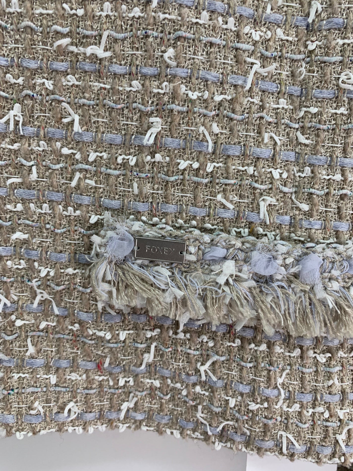 フォクシーブティック Jacket Fiore 43253 ジャケット 40 ベージュ ツイード ITSN2YU24U98