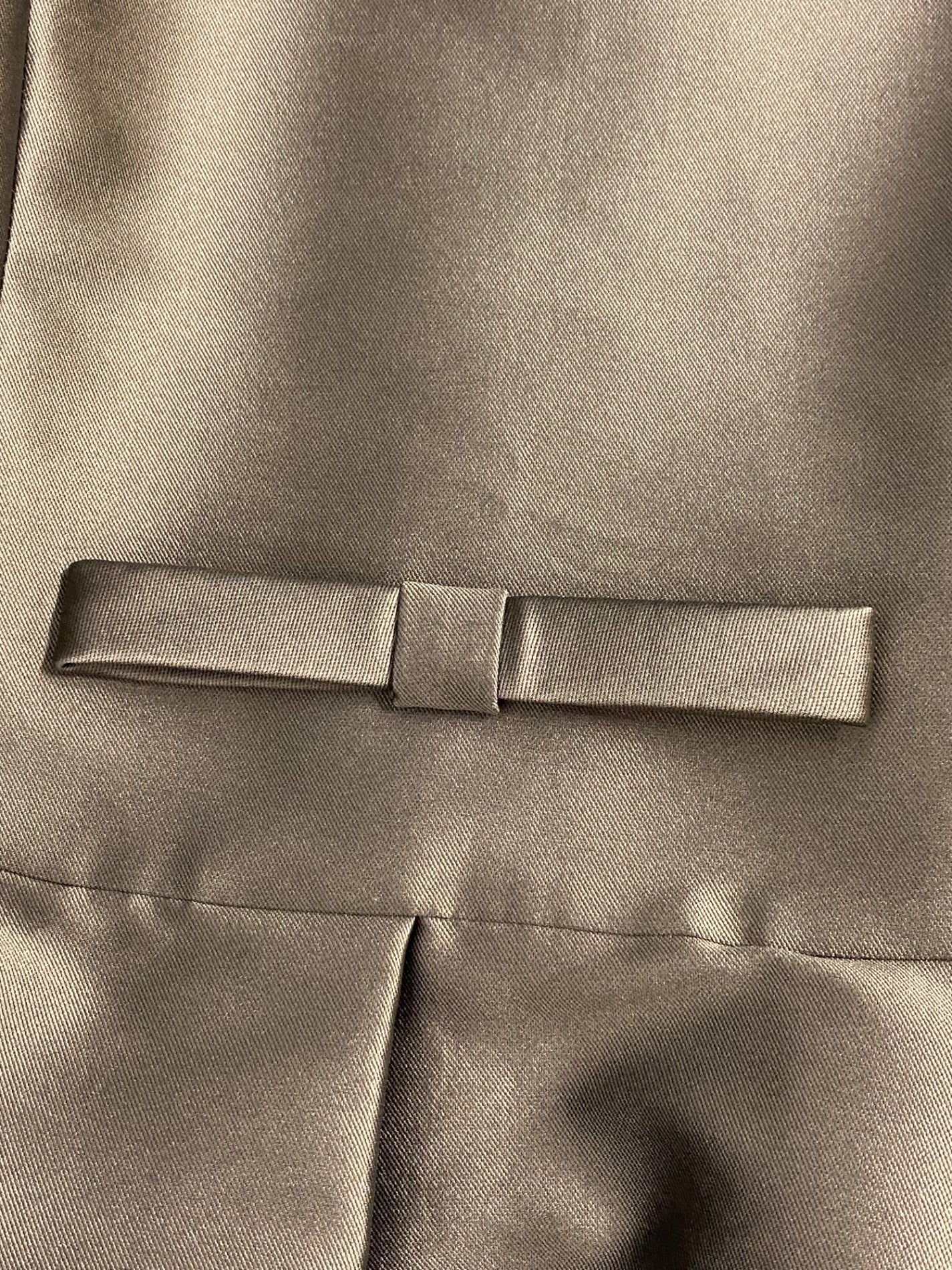 エムズグレイシー 721540 ワンピース 40 モスグリーン サテン リボン ITA1X281NLXC