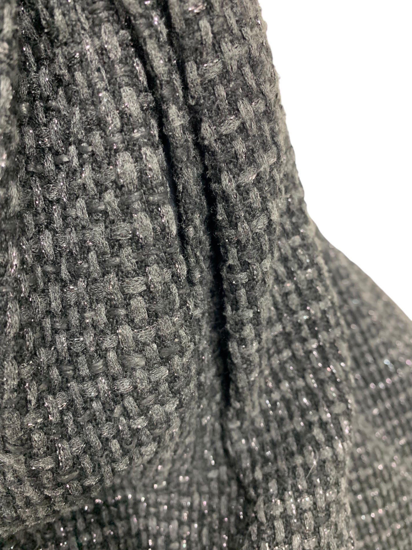 ルネ 6448270 コート 36 ブラック ツイード ミンク IT5IE627TQ40 【SALE】