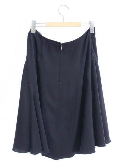 フォクシーニューヨーク Asymmetrical Godet Skirt 35961 スカート 42 ネイビー ITQGYZ7TFJPU