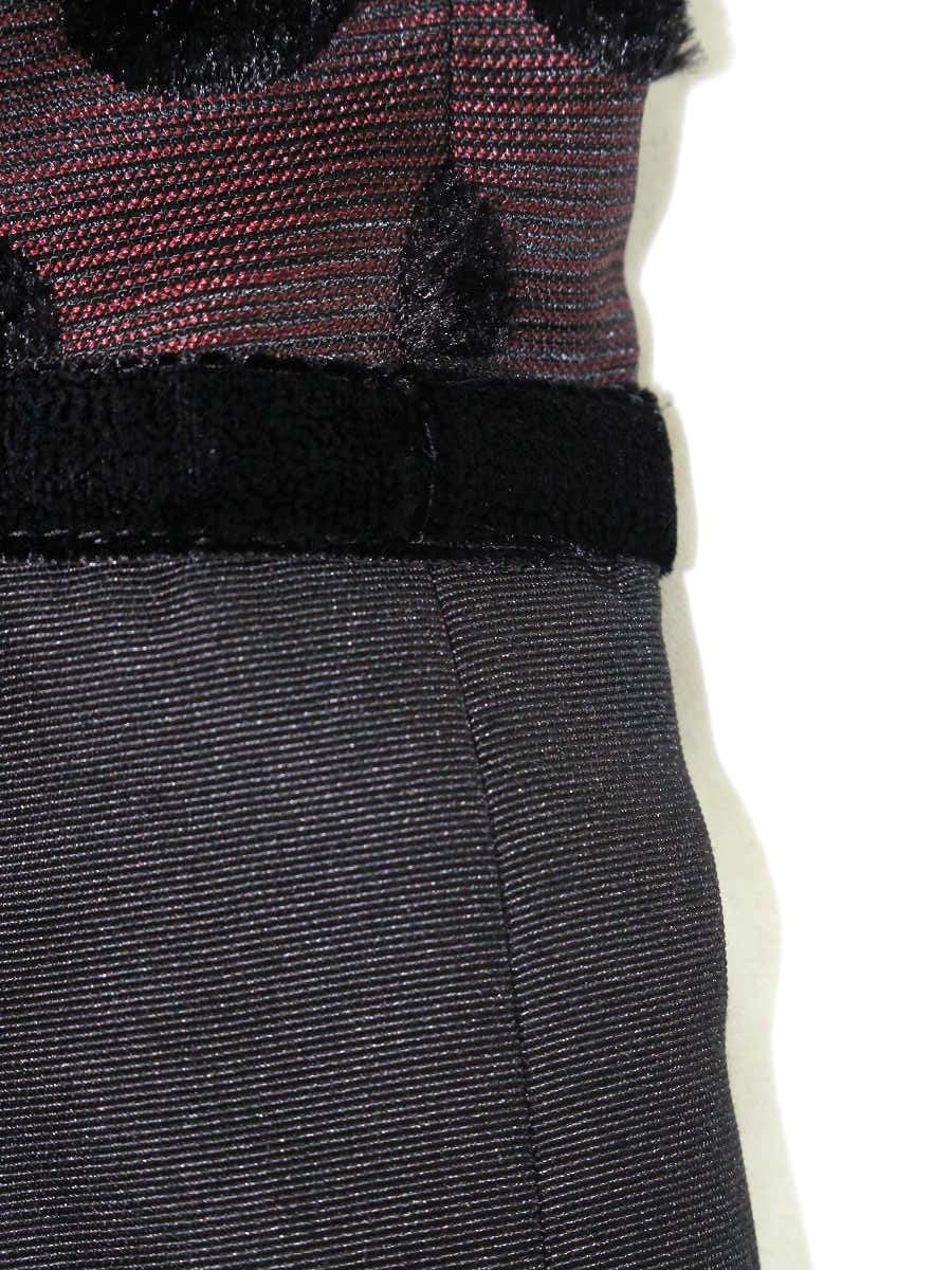 エムズグレイシー 917707 スカート 40 ブラウン ベロアリボン ITFWQVGJU8CC 【SALE】