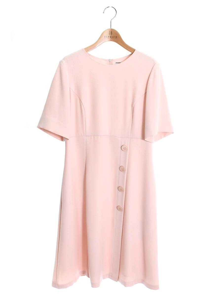 フォクシーニューヨーク ide Button Shift Dress 35964 ワンピース 40 ピンク | 中古ブランド品・古着通販ビープライス