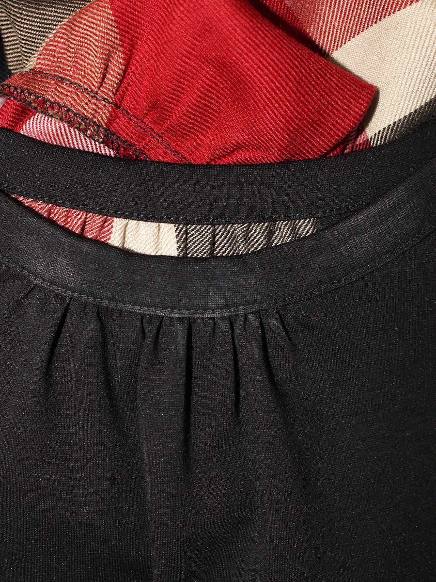 ブルーレーベルクレストブリッジ 55J79-643-09 ワンピース 38 ブラック チェック IT2AUAN6A2PO 【SALE】