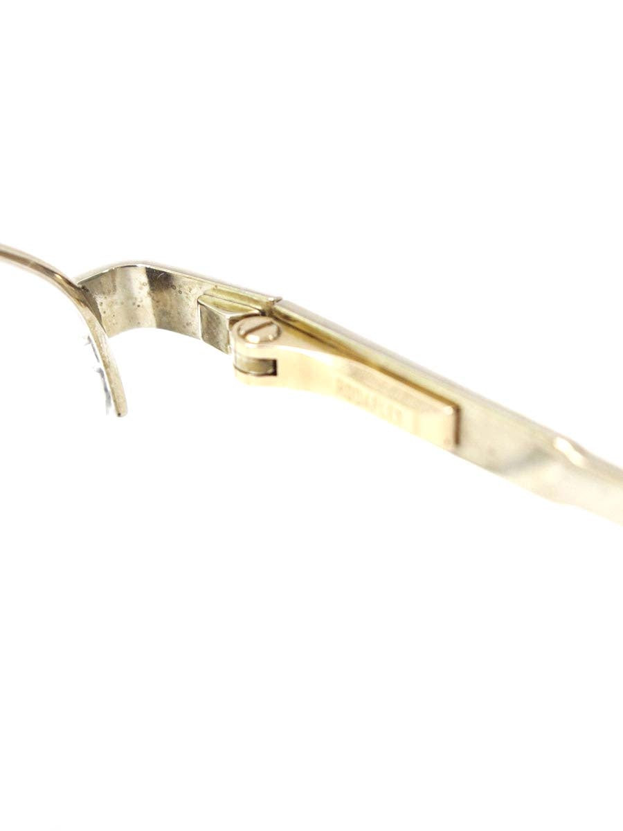 ローデンストック 807 メガネ ゴールド メタルフレーム ハーフリム IT1PCF1JY9U0