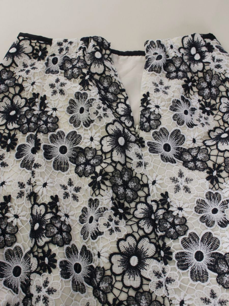 トッカ JULIAN SKIRT スカート SKTOIW0620 0 ホワイト/ネイビー ITA8RAQ8Q5U0